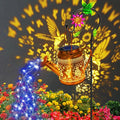 Solar Lanterns Outdoor Waterproof, Hummingbird Watering Can Garden Decor by YJFWAL
