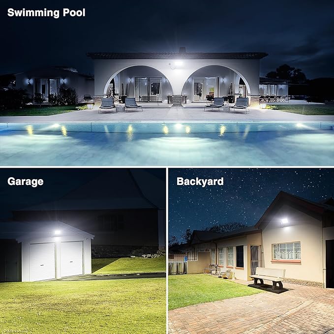 Onforu 300W Flood Lights Outdoor, 30000lm Bright LED Work Light - Image 8