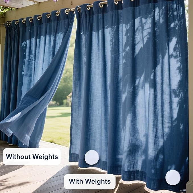 3LB Heavy Duty Outdoor Curtain Weights, Strong Magnetic Gazebo Curtain Weights - Image 6