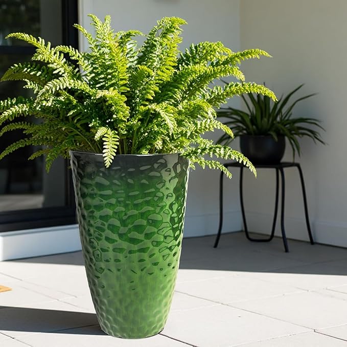 Worth 2 Pack 24" Tall Large Plastic Planter - Image 3