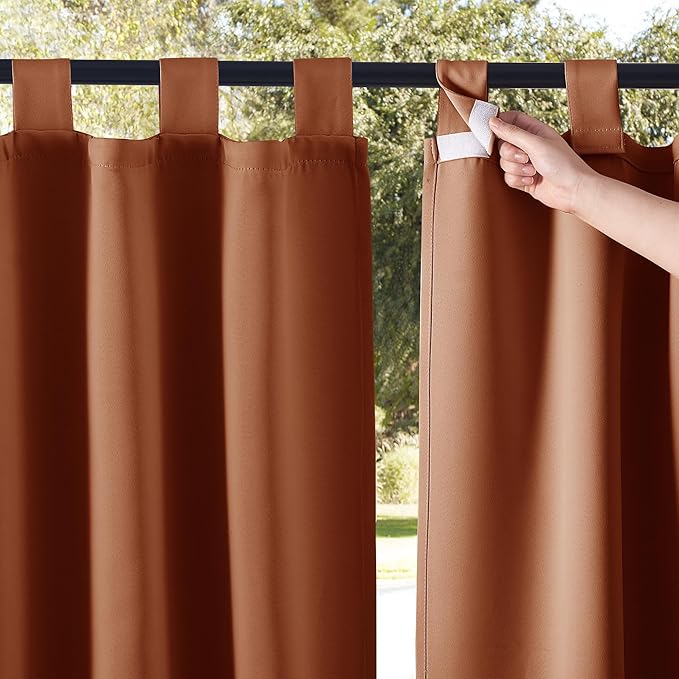 NICETOWN 2 Pieces Outdoor Curtainss by NICETOWN