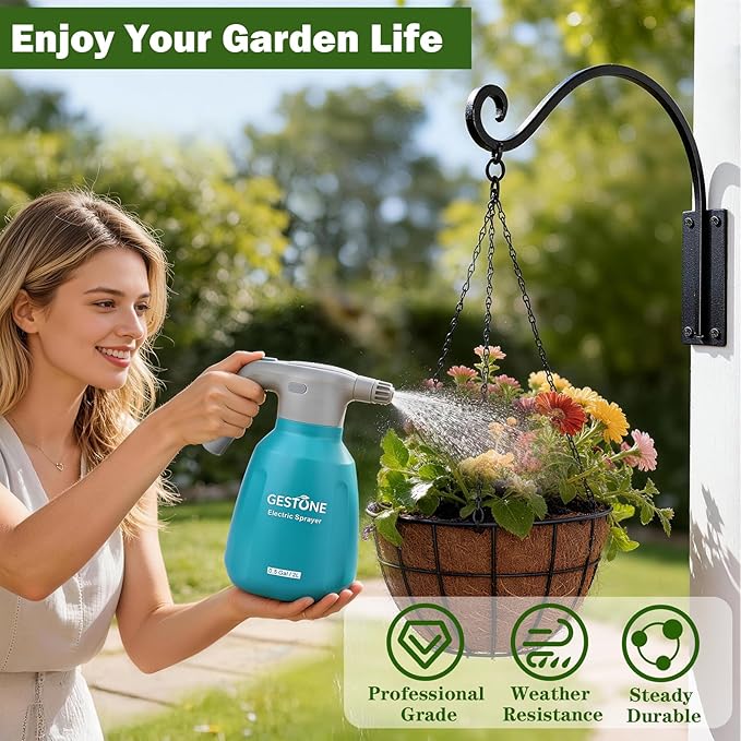 16 Inch Plant Hangers Outdoor 2 Pack, Plant Hanging Hook Bracket - Image 4