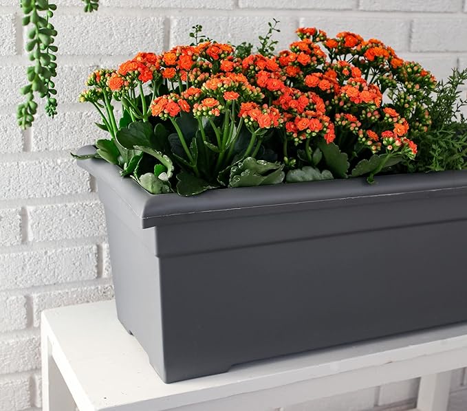 The HC Companies 28 Inch Romana Planter Box - Image 2