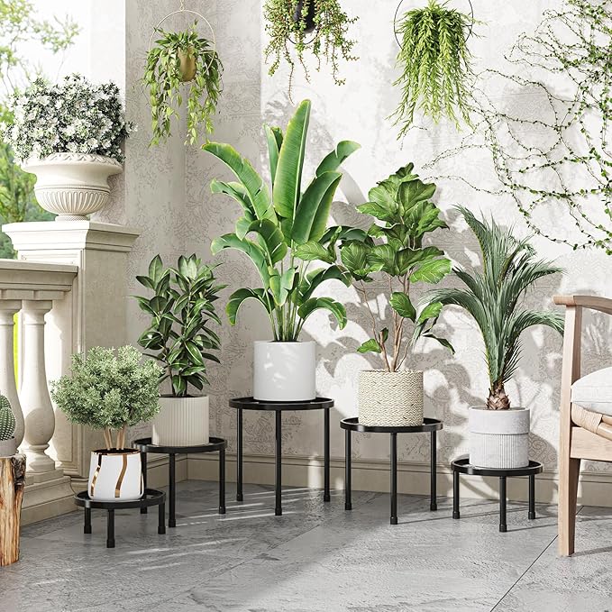 Simple Trending Metal Plant Stand Indoor Outdoor, Heavy Duty Flower Pots Stand - Image 3