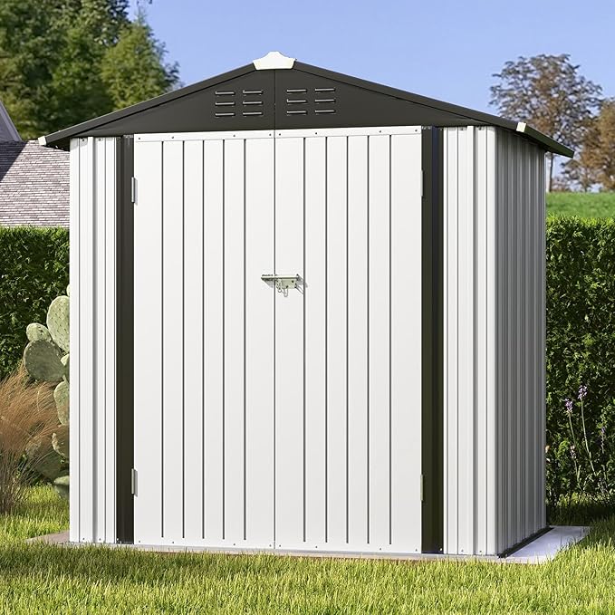 Patiowell 6x4 FT Outdoor Storage Shed, Garden Tool Storage Shed by Patiowell