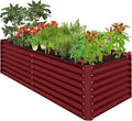 Best Choice Products 8x4x2ft Outdoor Metal Raised Garden Bed, Deep Root Planter by BestChoiceProducts