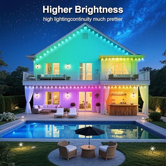 300FT Permanent Outdoor RGB Lights - Image 7