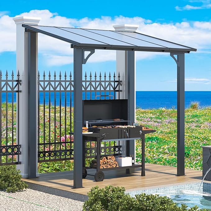 AECOJOY 8' x 5' Grill Gazebo Outdoor Pergola by AECOJOY
