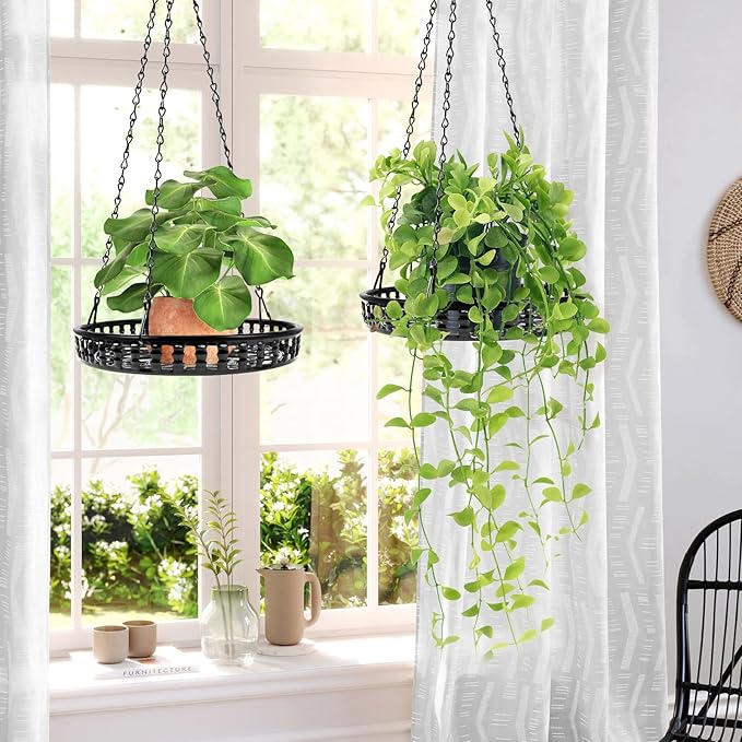 Plant Hanger Indoor Outdoor 2 Pack, Hanging Planter - Image 2