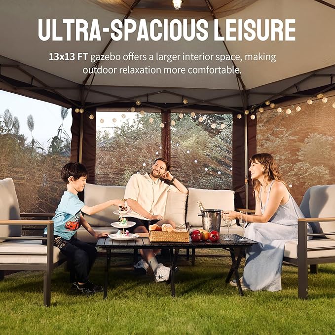 CROWN SHADES 13x13 Pop Up Gazebo - Image 4
