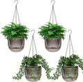 Meanplan 4 Pcs Self Watering Hanging Planter Indoor 6.5 Inch Hanging Baskets by Meanplan