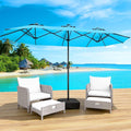 LEVELEVE 14FT Double-Sided Patio Umbrella by Enjoyyourlife