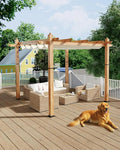 10 x 10 ft Aluminum Pergola by BouPower