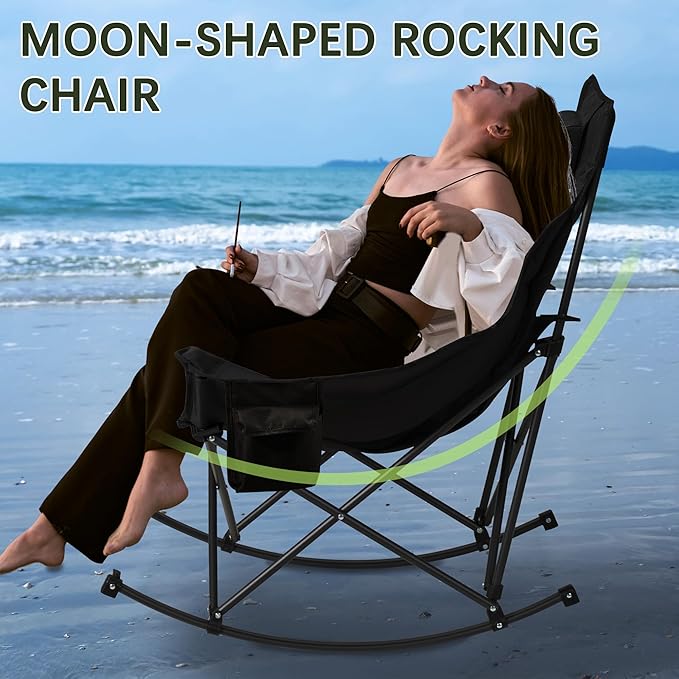 Oversized Rocking Camping Chair - Image 6