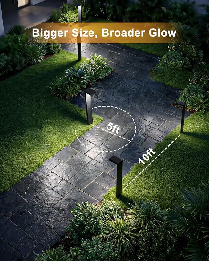 Low Voltage Landscape Lights, 6 Pack Outdoor LED Pathway Light, Wired Path - Image 8