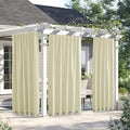 NICETOWN 2 Panels Weighted Outdoor Curtains by NICETOWN