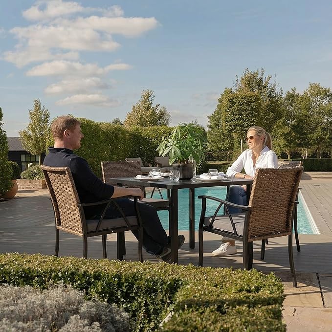 5-Piece Patio Dining Set for 4, Outdoor Dining Set - Image 3