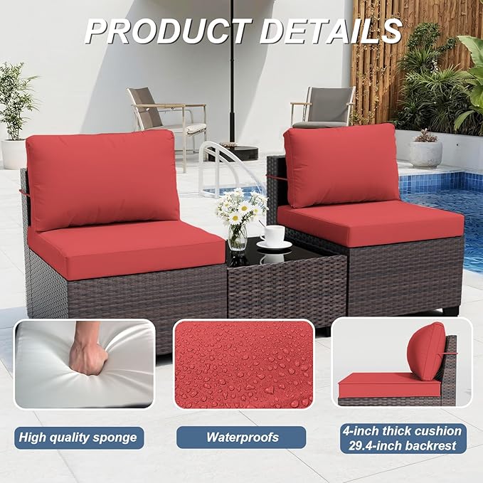 ALAULM Patio Furniture Set - Image 4