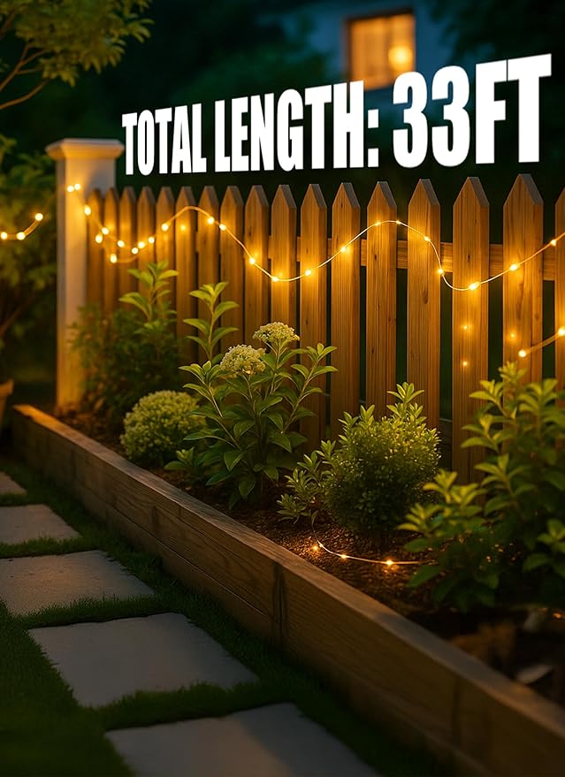Minetom Solar String Lights for Outside, 6 Packs Total 198Ft 600 LED Outdoor - Image 6