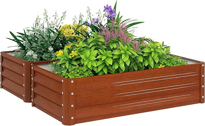 Outsunny Galvanized Raised Garden Bed, by Outsunny