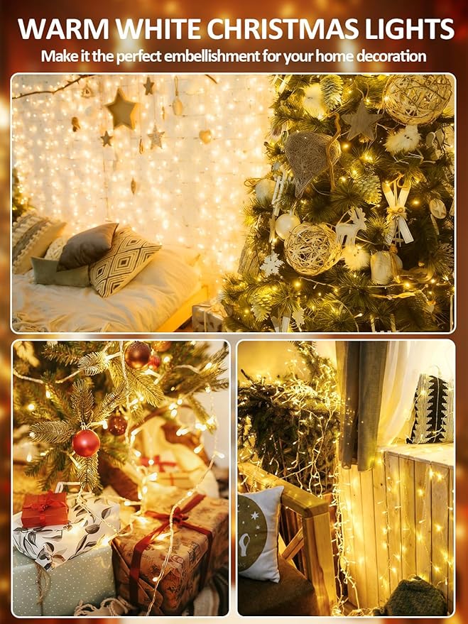 Smart String Lights With Voice Control Indoor Outdoor, Dimmable 12Modes Twinkle - Image 7
