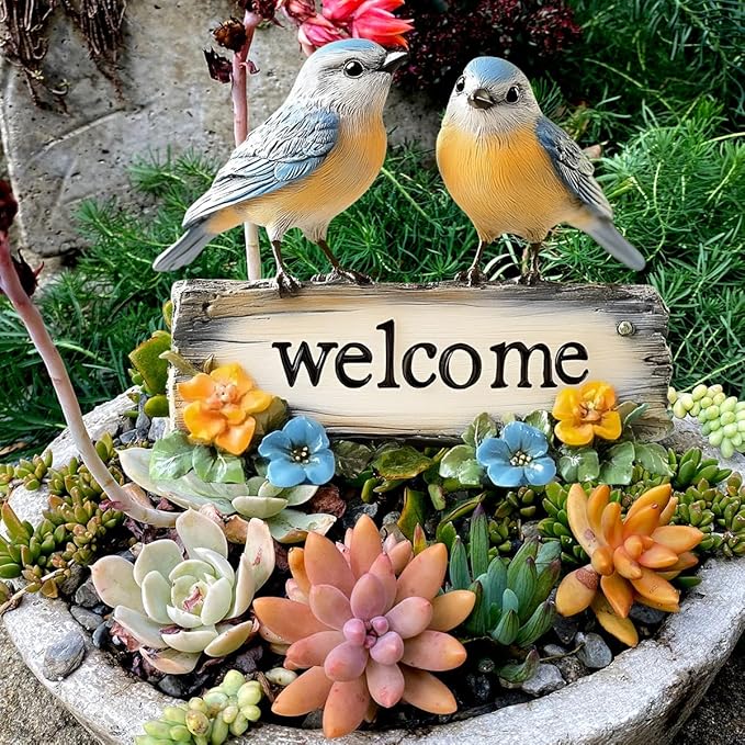 Fairy Garden Stake Decor, Acrylic 2D Garden Fairy Decoration, Fairy Garden by WGKOMEGE
