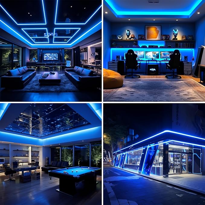 AC 110V COB LED Strip Lights Outdoor Waterproof 65.6ft, IP65 Flexible Cuttable - Image 5