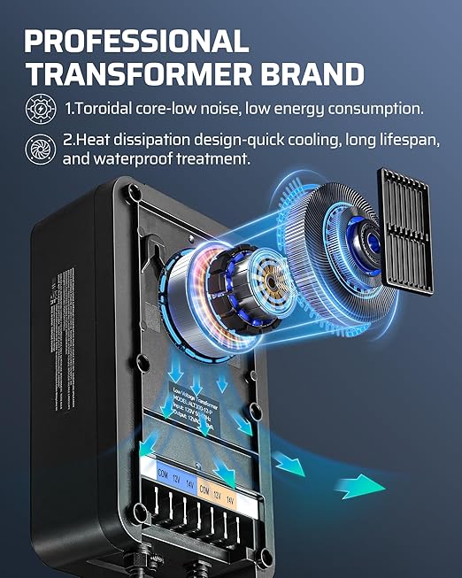DEWENWILS 200W Low Voltage Landscape Transformer - Image 7
