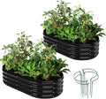 Galvanized Metal Planter Raised Garden Bed Kit by ZFHgarden