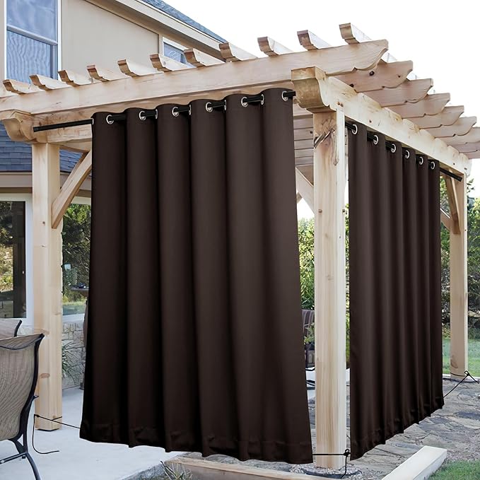 NICETOWN 2 Panels Outdoor Curtains by NICETOWN