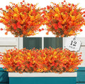 AGIRL 12 Bundles Artificial Fall Flowers Outdoor Indoor Decoration, No Fade by AGIRL
