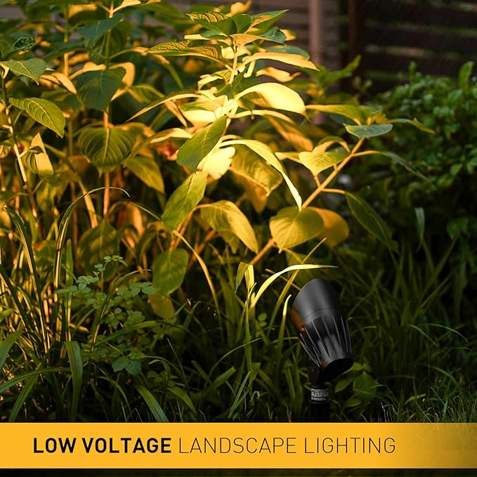 Malibu Landscape Lighting Outdoor 50W Spotlight Waterproof Halogen Floodlight - Image 4