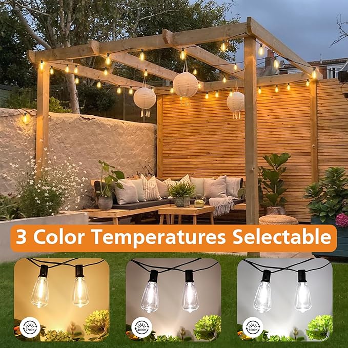 Brightever Dimmable Outdoor String Lights - Image 5