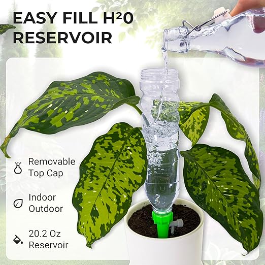 Self Watering Planter Insert Drip Spike High Capacity 20oz BabaBerry Dynamic - Image 2