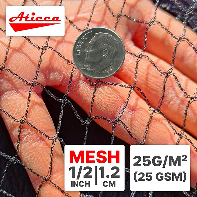Heavy Duty Bird Netting for Garden Protection & Fruit Trees, 7.5x100 Ft - Image 3