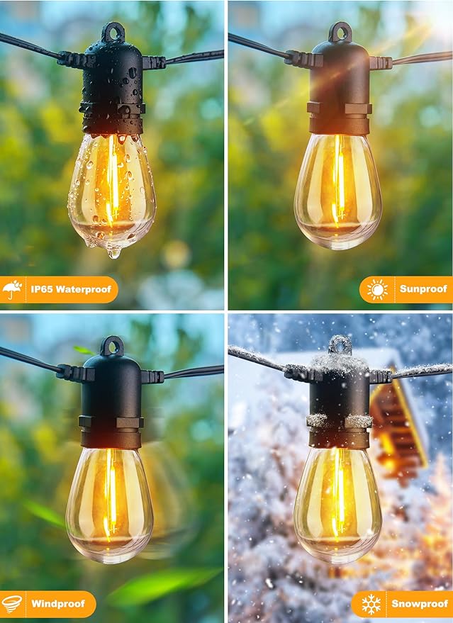 Brightown Outdoor String Lights 190FT - Image 6