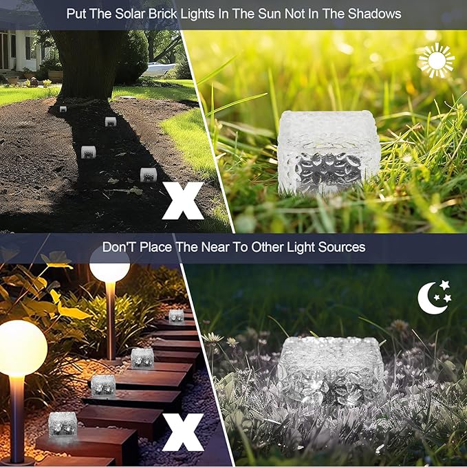 Solar Brick Lights-Outdoor Solar Lights - Image 7