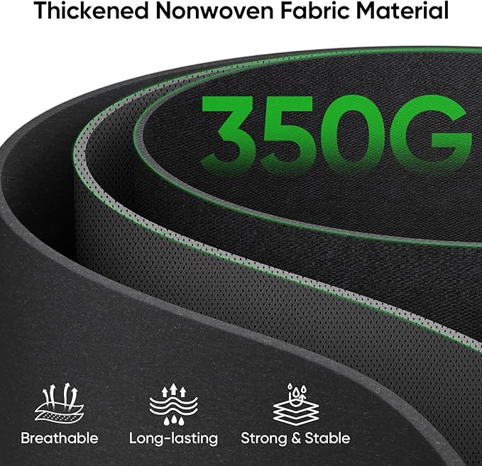 Grow Bags for Potato 5-Gallon: 10 Pack Black 350G Heavy Duty Thickened Fabric - Image 2