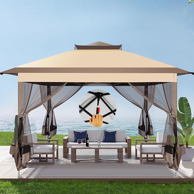 COBIZI 11x11 FT Pop up Gazebo Canopy Tent by COBIZI