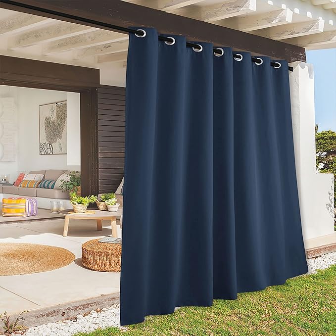 RYB HOME Outdoor Curtains Blackout by RYBHOME