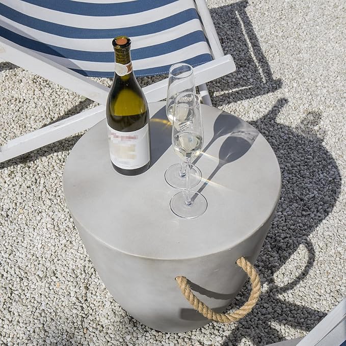 COSIEST Outdoor Shaped Side Table - Image 5