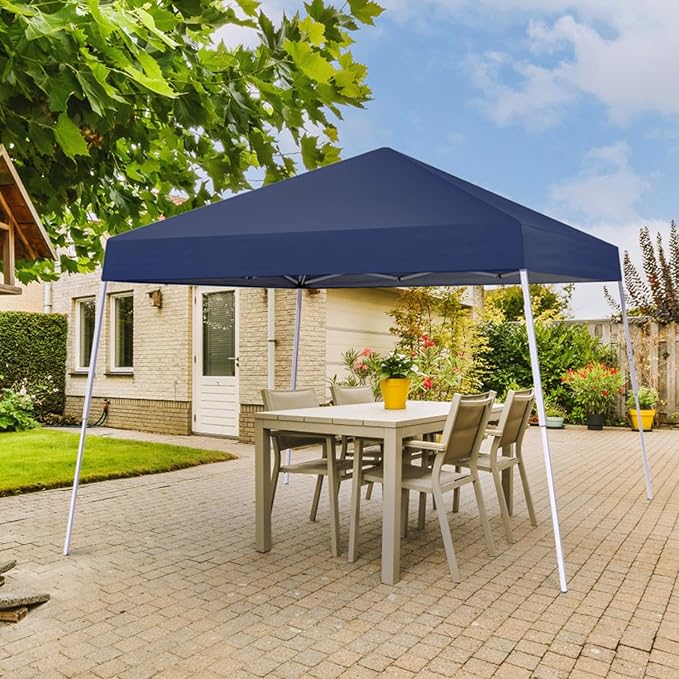 Canopy Tent, 10X10 FT Pop Up Canopy Outdoor Instant Tent Slant Legs - Image 5