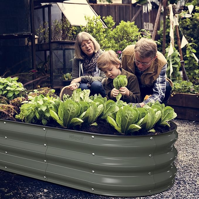 Raised Garden Bed Kit, Large Metal Raised Beds - Image 5