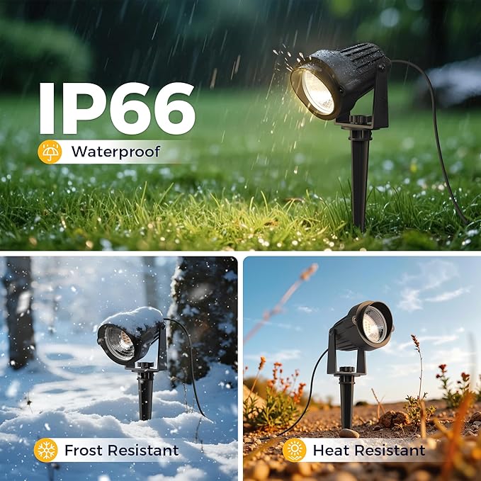 L LOHAS LED 5W Low Voltage Landscape Lighting, Christmas Outdoor Spot Lights - Image 3