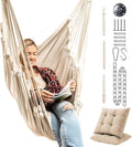 Hanging Hammock Chair Swing – Hanging Chair Outdoor & Indoor by EXTIRIO