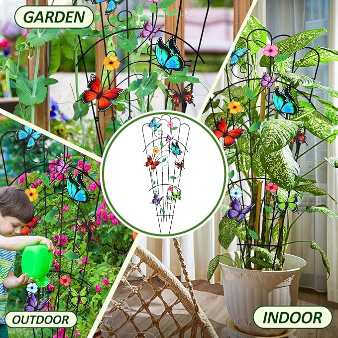 LEIFIDE 2 Pcs 33in Plant Trellis - Image 7