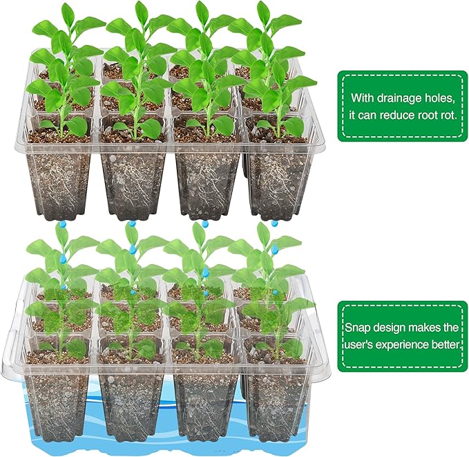 Bonviee 10 Packs Seed Starter Tray - Image 5