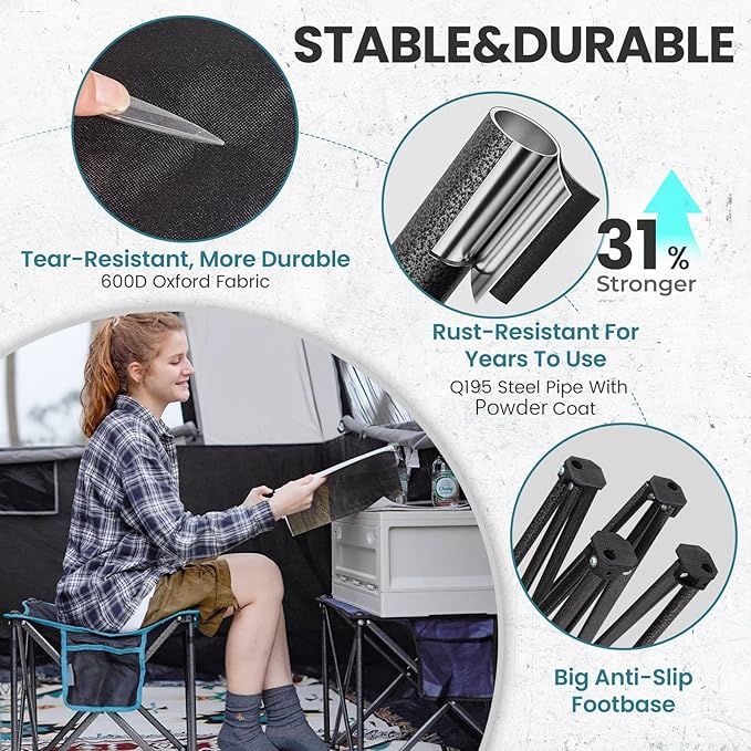 FUNDANGO Oversized Camping Stool - Image 6