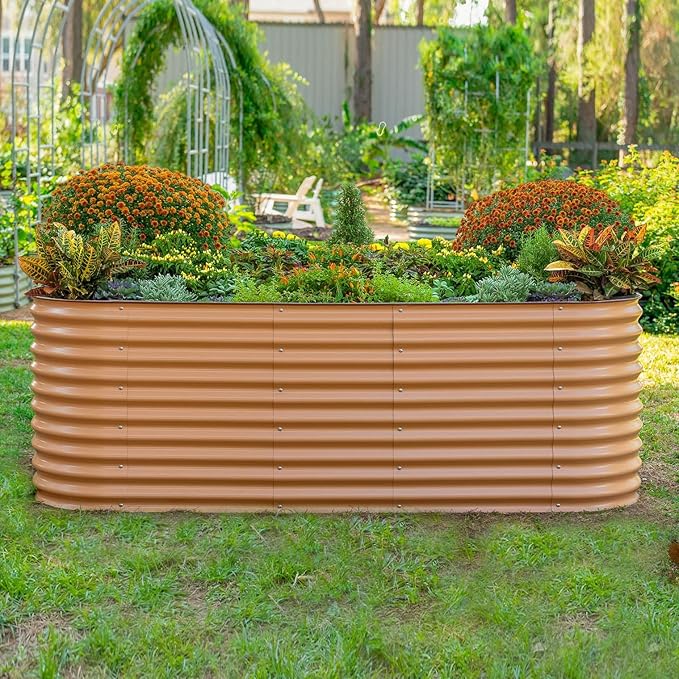 32" Extra Tall Raised Garden Bed Kits, 3.5 x 5 x 2.7ft Raised Planter Box - Image 2