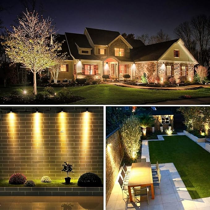 Svater Landscape Lighting Outdoor, 8 Pack Low Voltage Spotlights - Image 7